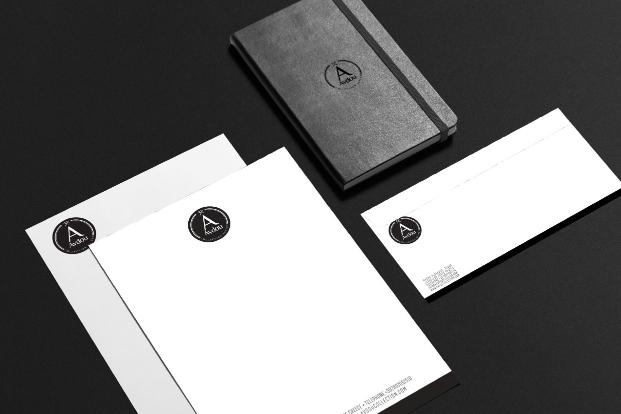 Avdou Collection Suites branding