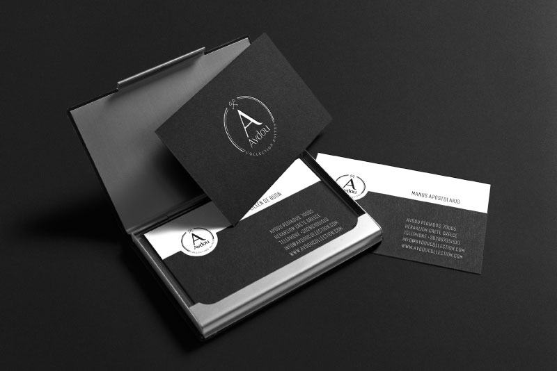 Avdou Collection Suites business cards