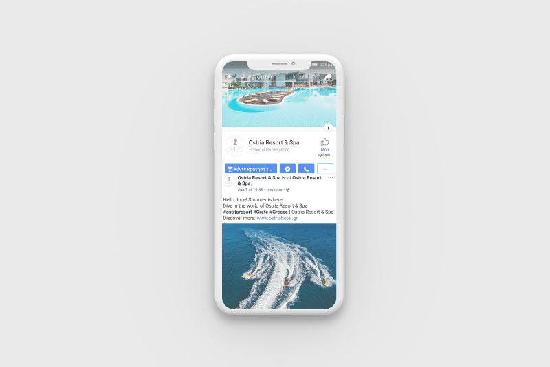 Ostria Resort & Spa social media