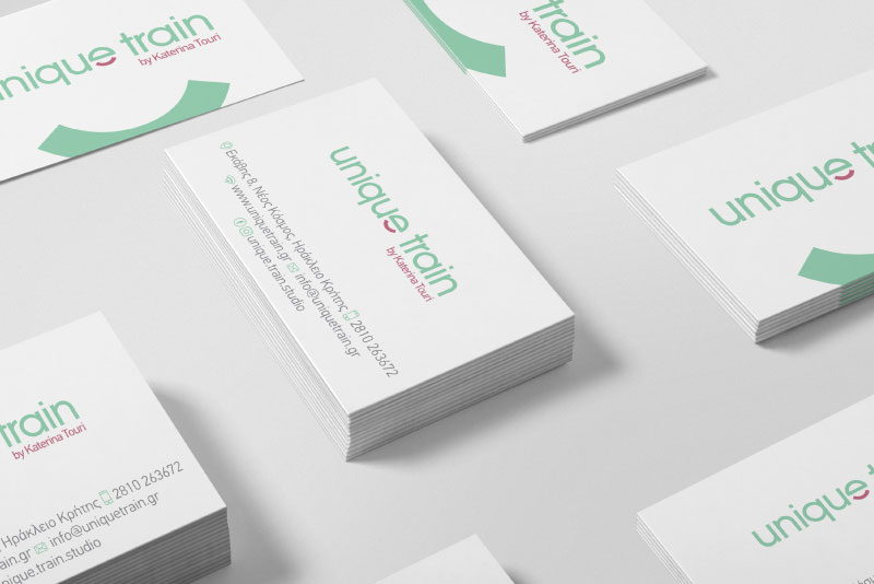 Unique Train Studio business card